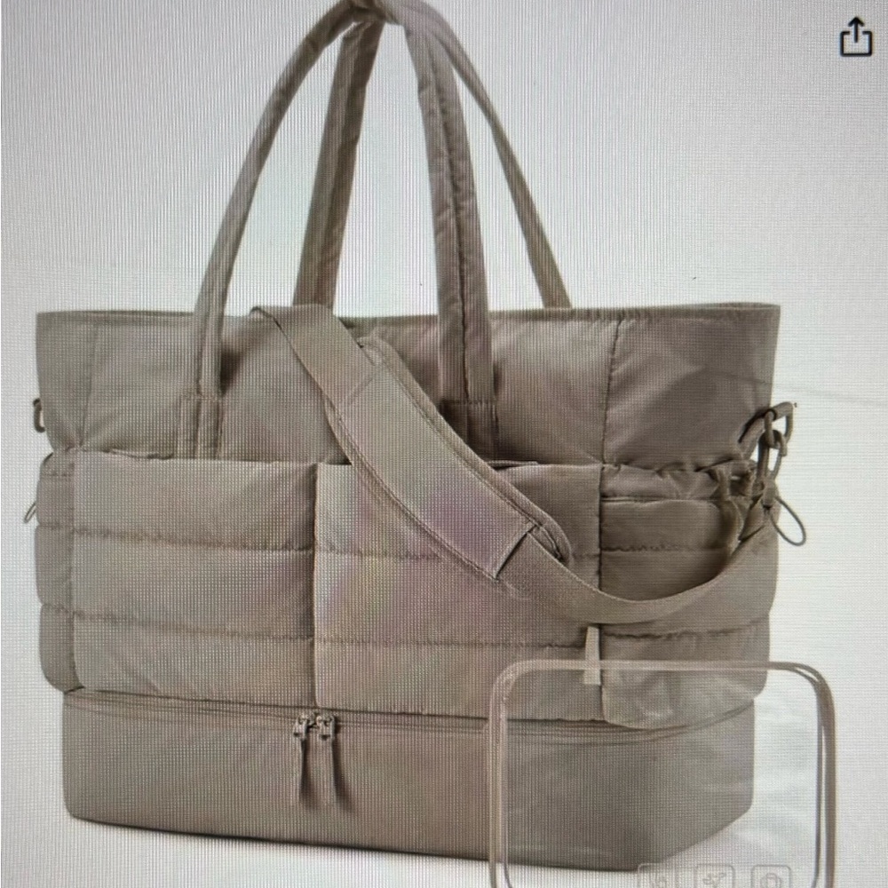 Elegant Taupe Women's Tote Bag
